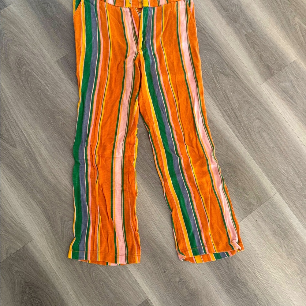 NWOT-NEVER WORN Free People Colorful Striped Pants